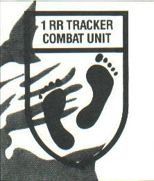 1 RR Tracker Combat Unit shoulder flash.