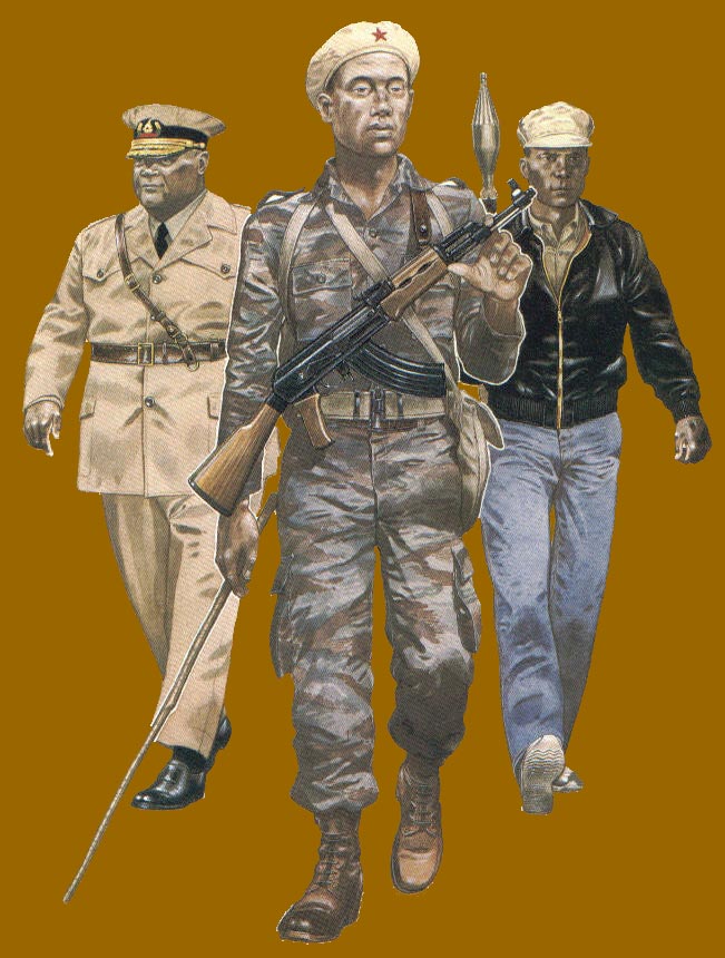 Joshua N'Komo with a Regular and Guerrilla.
