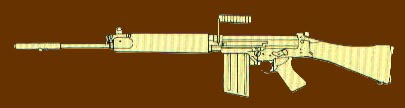 7.62 FN FAL rifle.