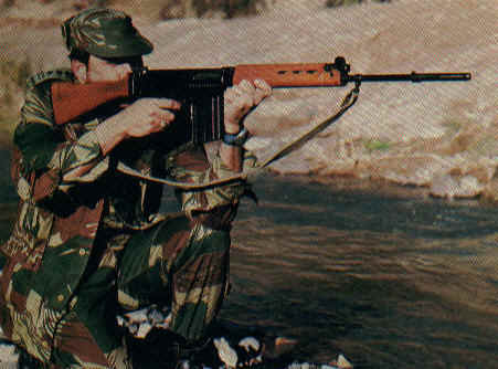 Trooper with FN FAL.